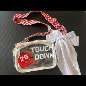 Football Touch Down Clear Stadium Bag